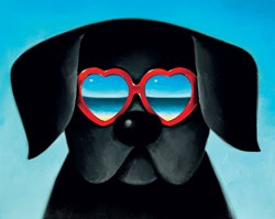 Sun Sea And Sunglasses I by Doug Hyde - Limited Edition on Paper sized 14x11 inches. Available from Whitewall Galleries